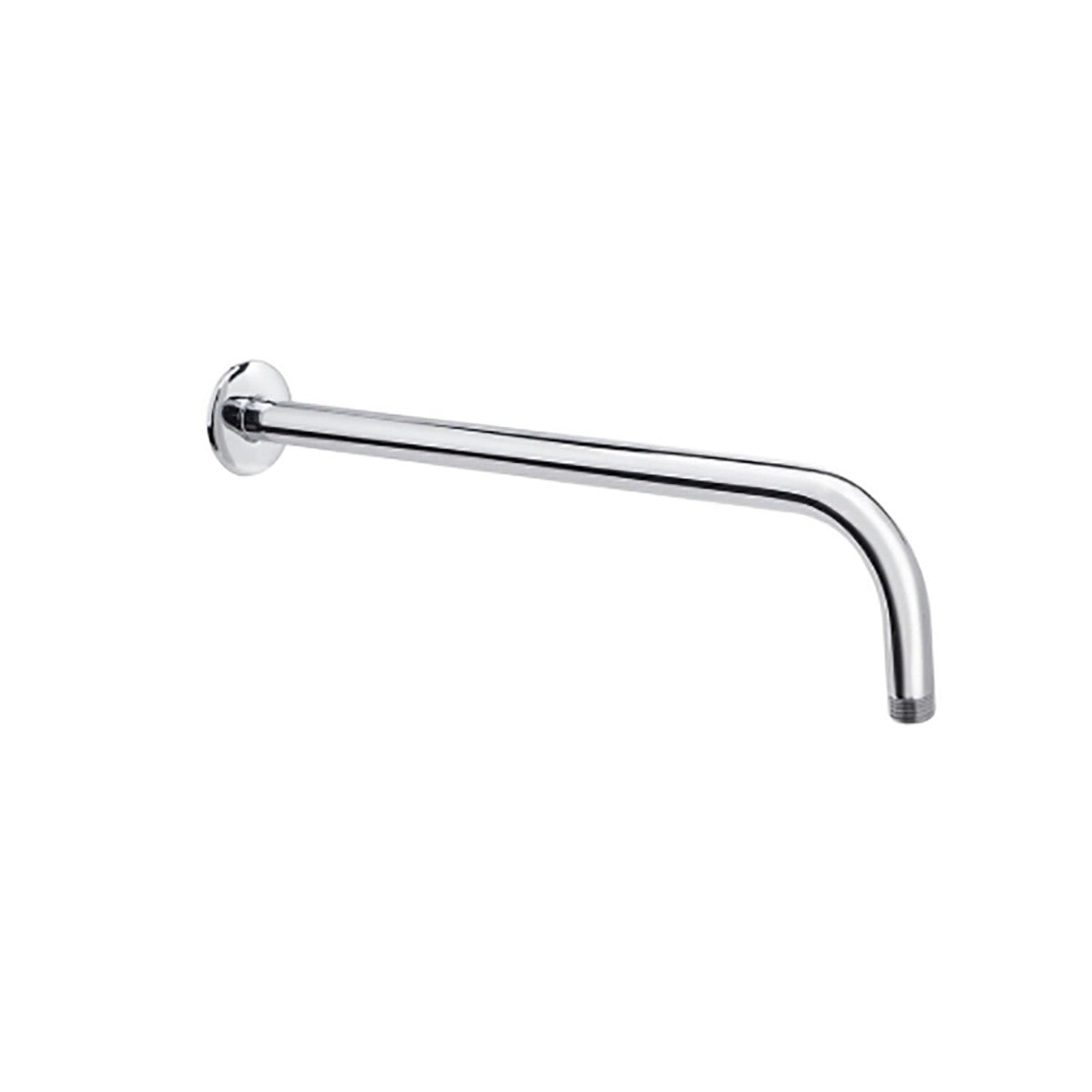 TUBE BRAS DE DOUCHE MURALE 30CM ACIER CHROMÉ POUR POMME DE DOUCHE UNIVERSELLE 02131