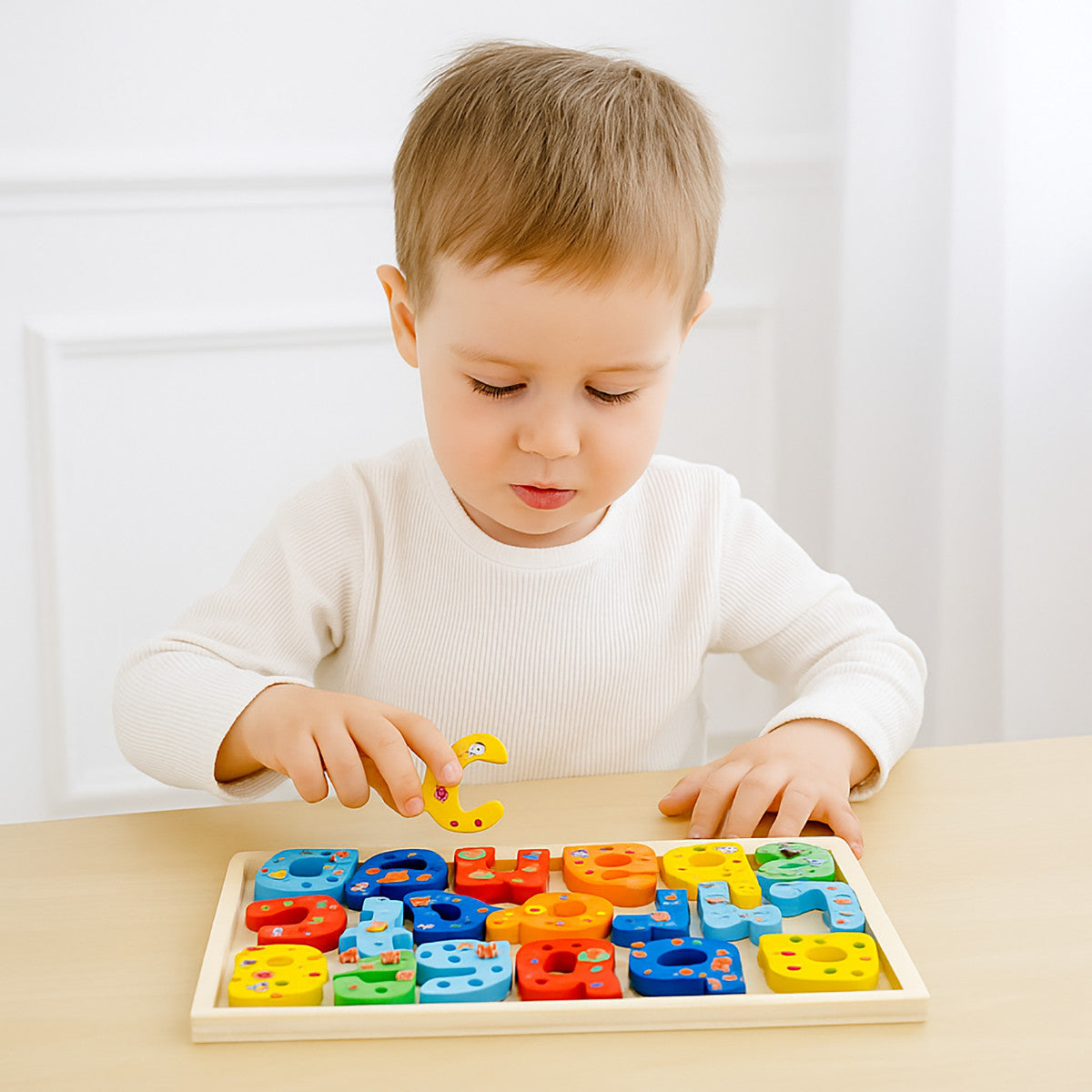 JEU ÉDUCATIF EN BOIS MONTESSORI ANNEAUX À EMPILER COLORÉS ENFANTS 53563