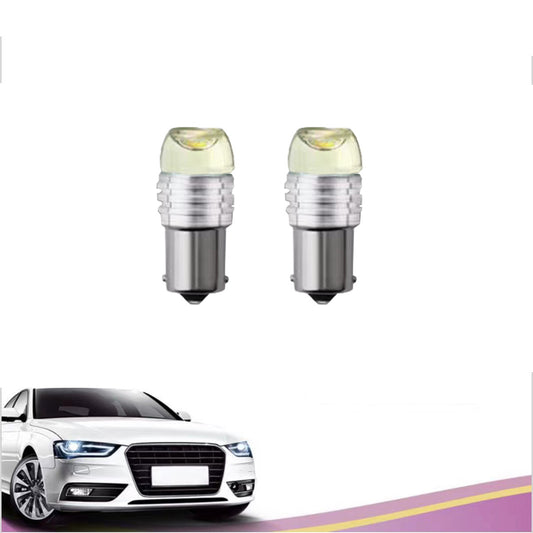 PAIRE D'AMPOULES 3 LED SMD 1156 AUTO LUMIÈRE AMBRE 1.5W AMPOULE JAUNE 12V 02745