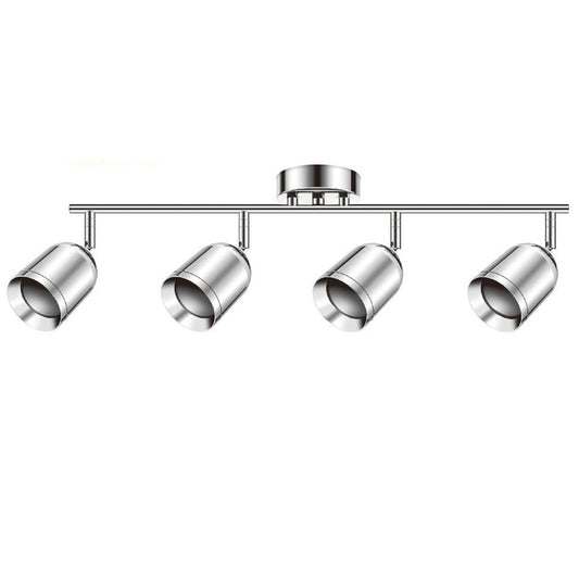 APPLIQUE 4 SPOTS 6.5*9.5CM PLAFONNIER ORIENTABLES GU10 LED CHROMÉ