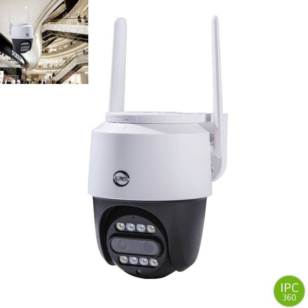 CAMÉRA IP EXTÉRIEURE SANS FIL INTELLIGENTE WIFI CLOUD ALARME IP66 LED DÉTECTION DE MOUVEMENT JORTAN 3