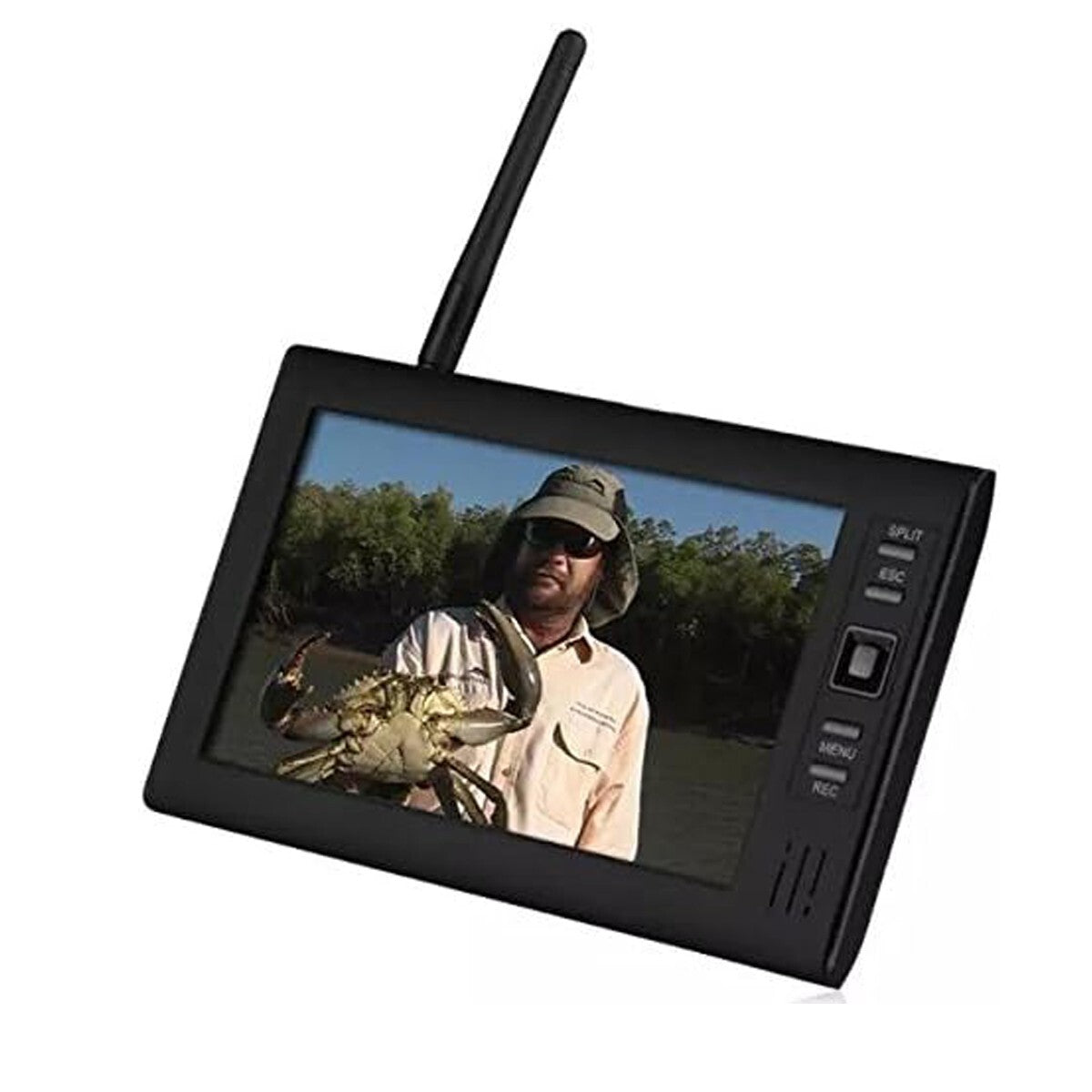 KIT DVR WIRELESS A 4 CANALI TELECAMERE MONITOR TFT 7"  VISIONE NOTTURNA 2.4GHZ