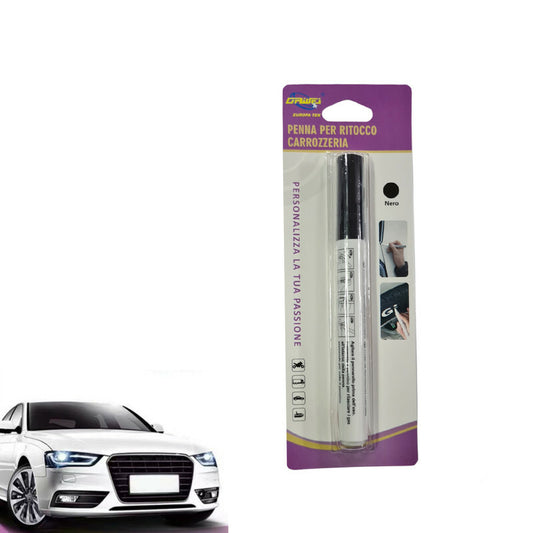 STYLO MARQUEUR RETOUCHE RAYURES CARROSSERIE ÉLIMINE RÉPARE AUTO MOTO NOIR