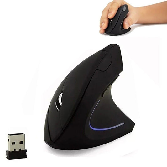 SOURIS VERTICALE SANS FIL ERGONOMIQUE POIGNET CANAL CARPIEN 5 BOUTONS D5 3600 DPI