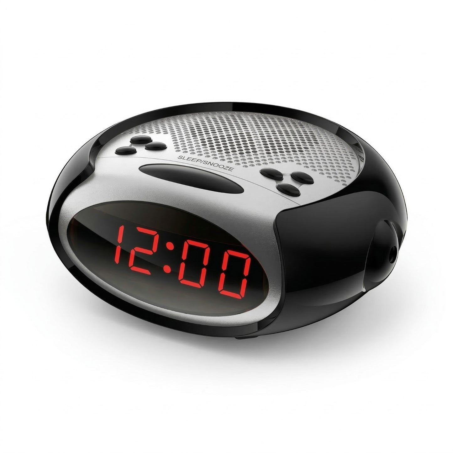 RADIOSVEGLIA SVEGLIA DIGITALE LED RADIO FM LED SNOOZE COMODINO USB 12CM AS-08098