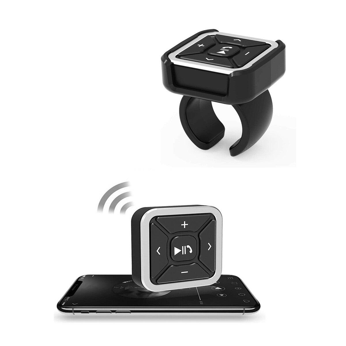 TELECOMANDO BLUETOOTH COMANDI AL VOLANTE PER SMARTPHON IN AUTO MOTO BICI WI-FI