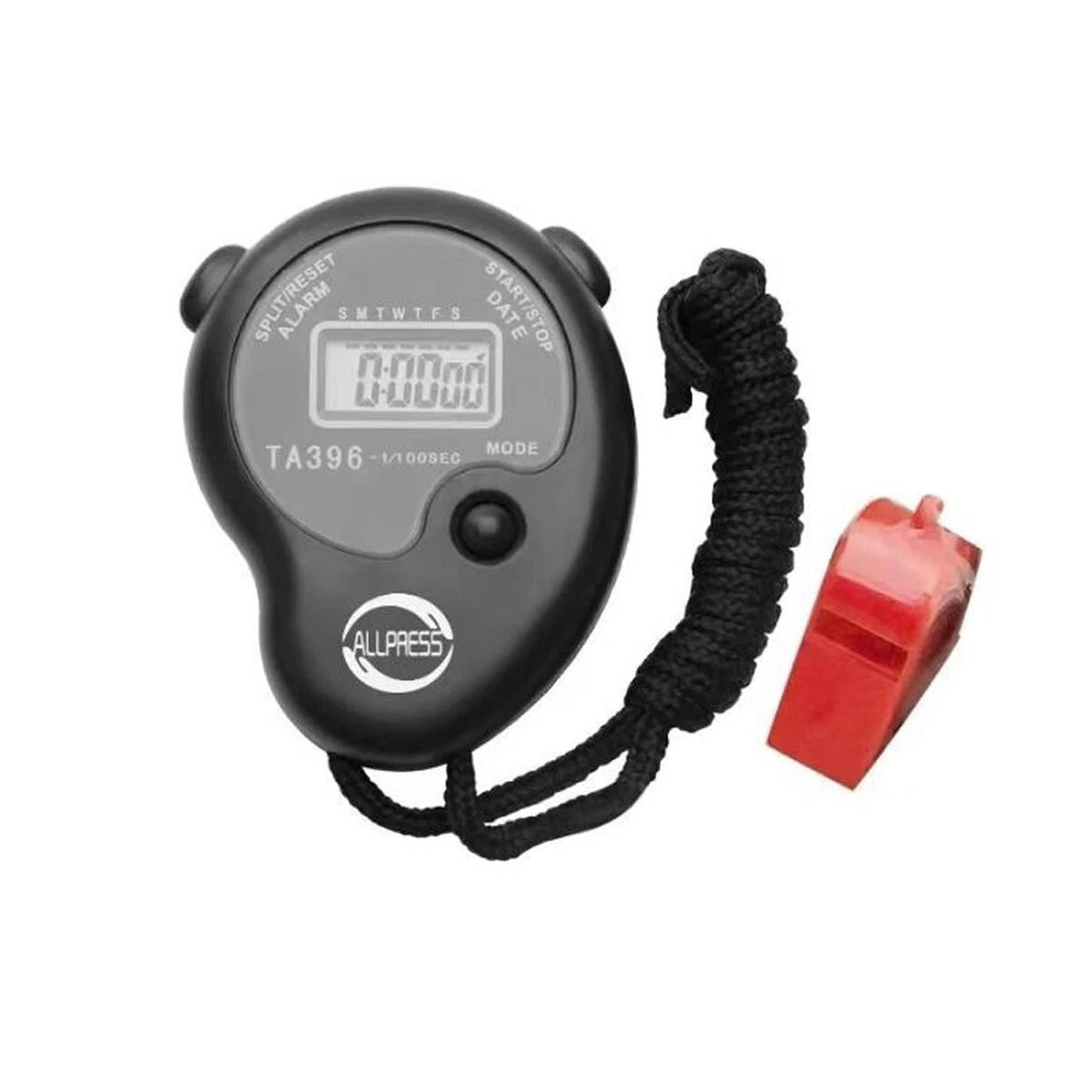 CRONOMETRO DIGITALE SPORTIVO CON FISCHIETTO PER CALCIO BASKET FITNESS TA396