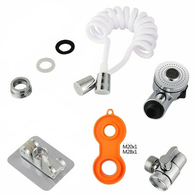 DOCCIA MANO DOCCETTA PORTATILE LAVANDINO TUBO ANTICALCARE CAMPEGGIO CHIAVE 8826