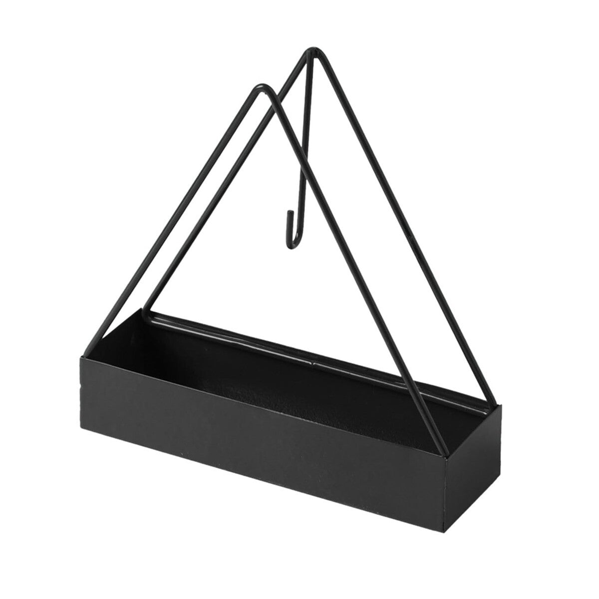 PORTA ZAMPIRONE NERO METALLO INTERNO ESTERNO SUPPORTO SPIRALE ANTIZANZARE