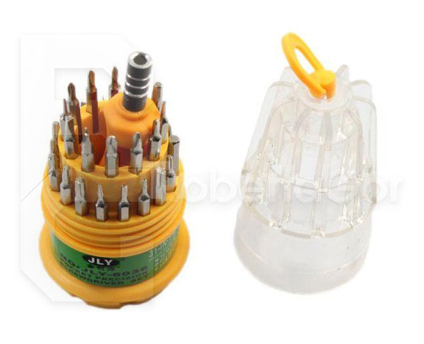 SET 31 PEZZI CACCIAVITI TORX DI PRECISIONE INTERCAMBIABILI OROLOGI PC