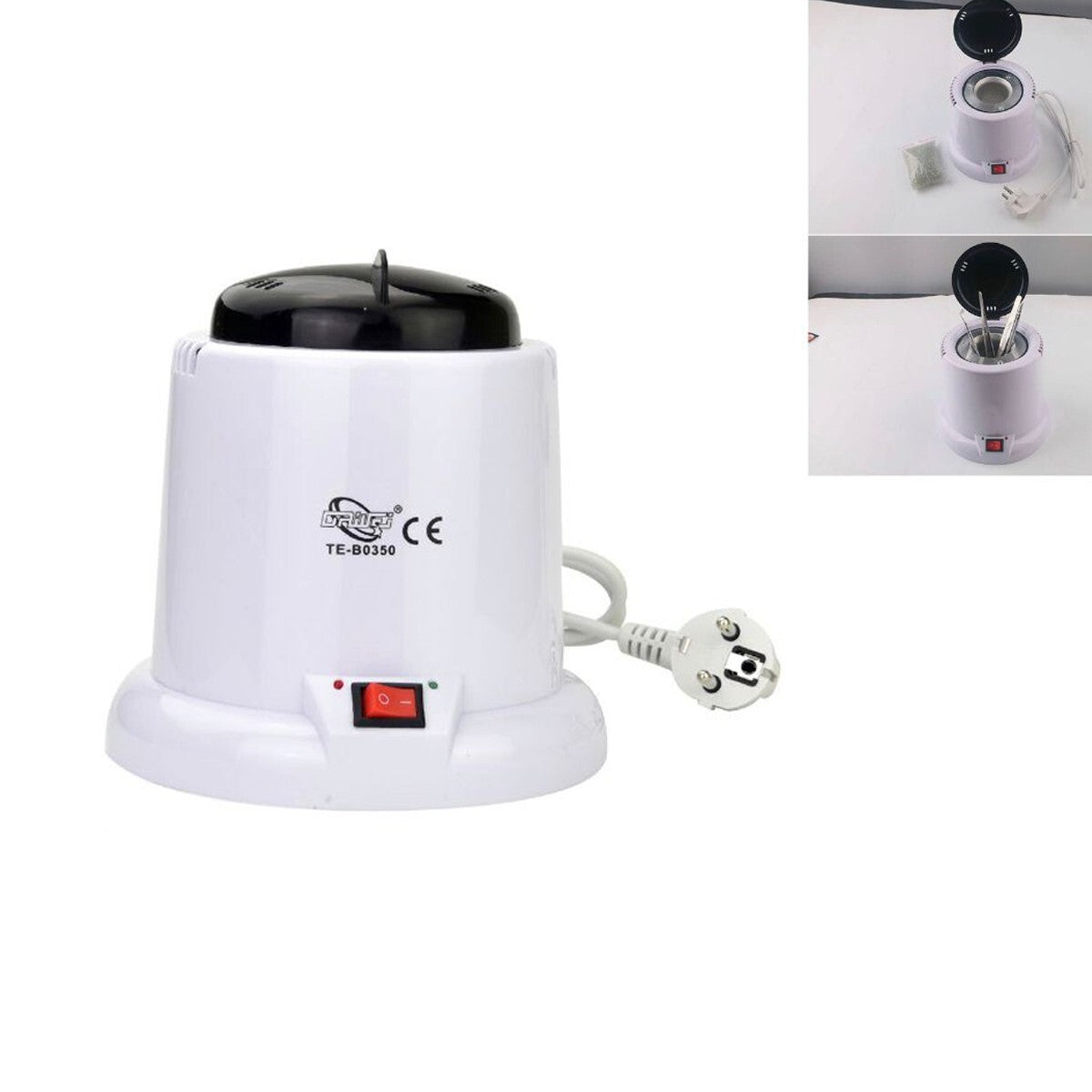 STERILIZZATORE AL QUARZO 100W PER UTENSILI ESTETICI CON MICROSFERE PULIZIA 0350