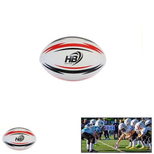 PALLA DA RUGBY PALLONE FOOTBALL AMERICANO NFL PESO E MISURA UFFICIALE 16x30 CM