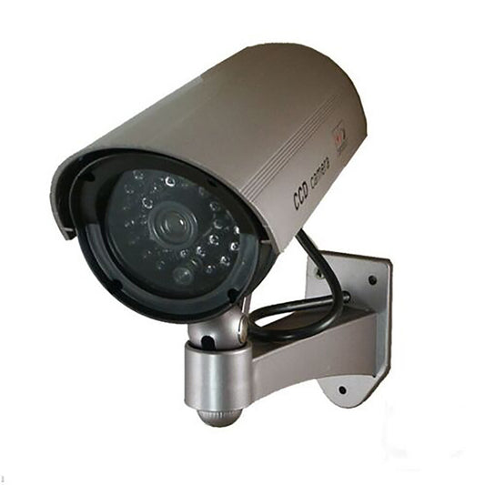 FAUSSE CAMÉRA DÔME FACTICE AVEC LED IR CLIGNOTANTE CAMÉRA DE SURVEILLANCE