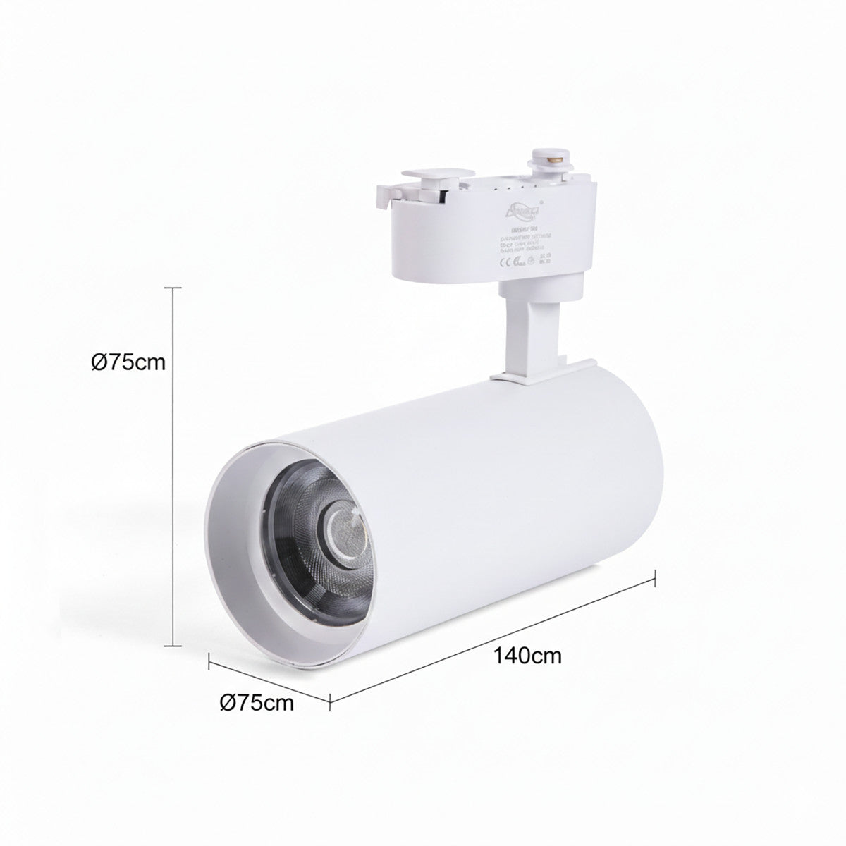 FARETTO LED BINARIO 30W MONOFASE BIANCO 3CCT 3000K 4000K 6000K 2740LM ET-21662