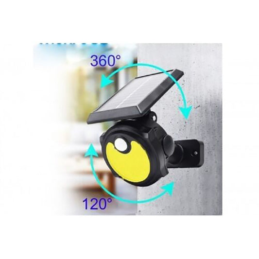 PIQUET DE JARDIN À ÉNERGIE SOLAIRE 56 LED COB LUMIÈRE FROIDE DÉTECTEUR DE MOUVEMENT B0391