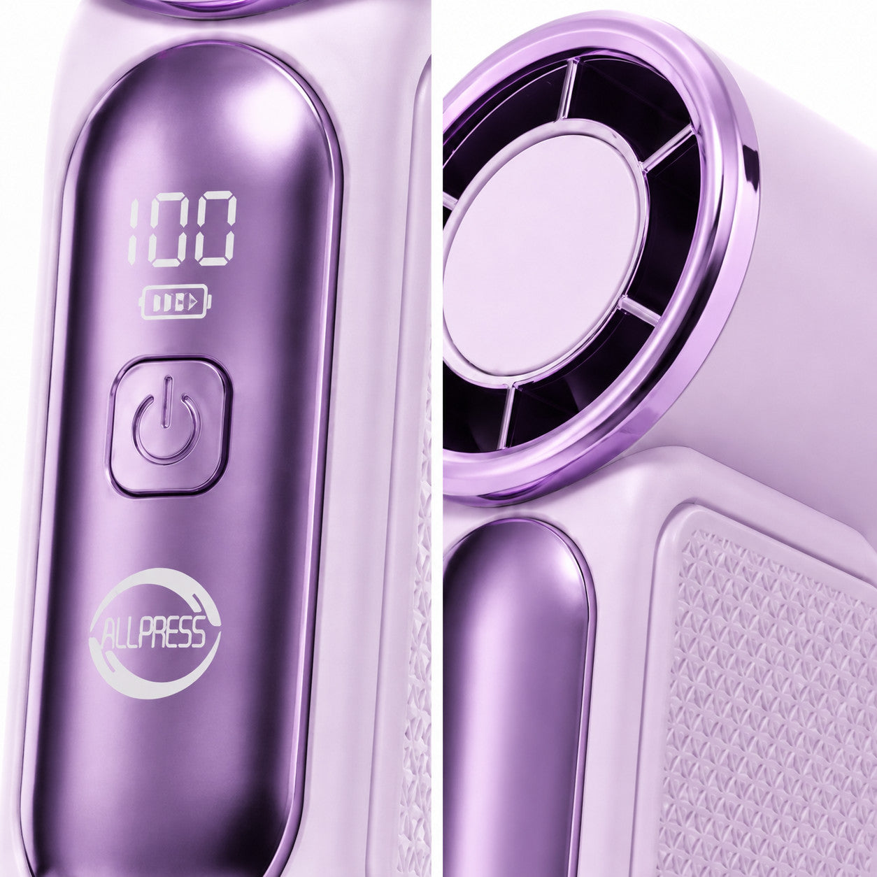 MINI VENTILATORE PORTATILE USB RICARICABILE DISPLAY VIAGGIO VELOCITA' CASA AS011