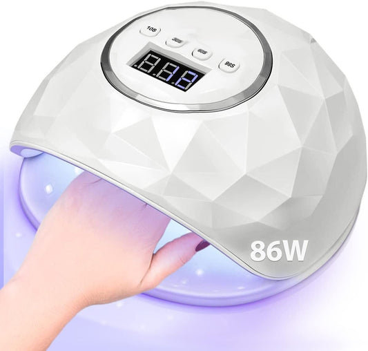 LAMPE UV AVEC 39 LED 86W ÉCRAN CAPTEUR ONGLES RÉF. MANUCURE MINUTERIE