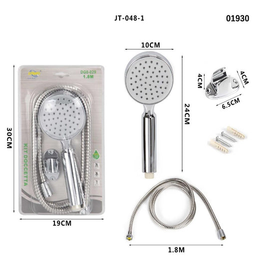 SOFFIONE BRACCIO DOCCINO UNIVERSALE BAGNO DOCCIA VASCA TUBO ROTONDO 01930