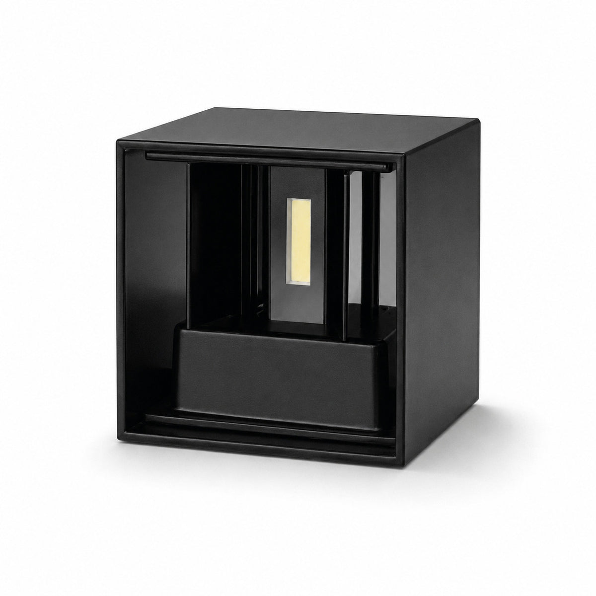 APPLIQUE LED 12W ESTERNO LAMPADA PARETE NERA IP65 3000K 4000K 6000K ET-31687