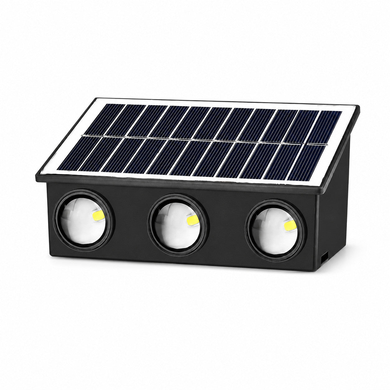 APPLIQUE LAMPE 6 LED MURALE SOLAIRE IP65 BLANC FROID JARDIN TE-B0574