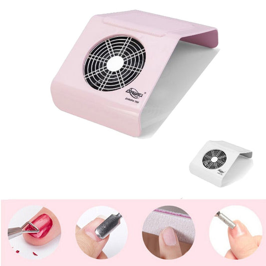 ASPIRATEUR DE POUSSIÈRE D'ONGLES MANUCURE LIMAGE ESTHÉTICIENNE PROFESSIONNEL TABLE