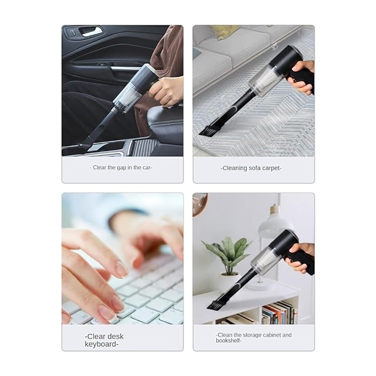 ASPIRAPOLVERE 3 IN 1 SENZA FILI RICARICABILE AUTO CASA UFFICIO ASPIRA SOFFIA USB