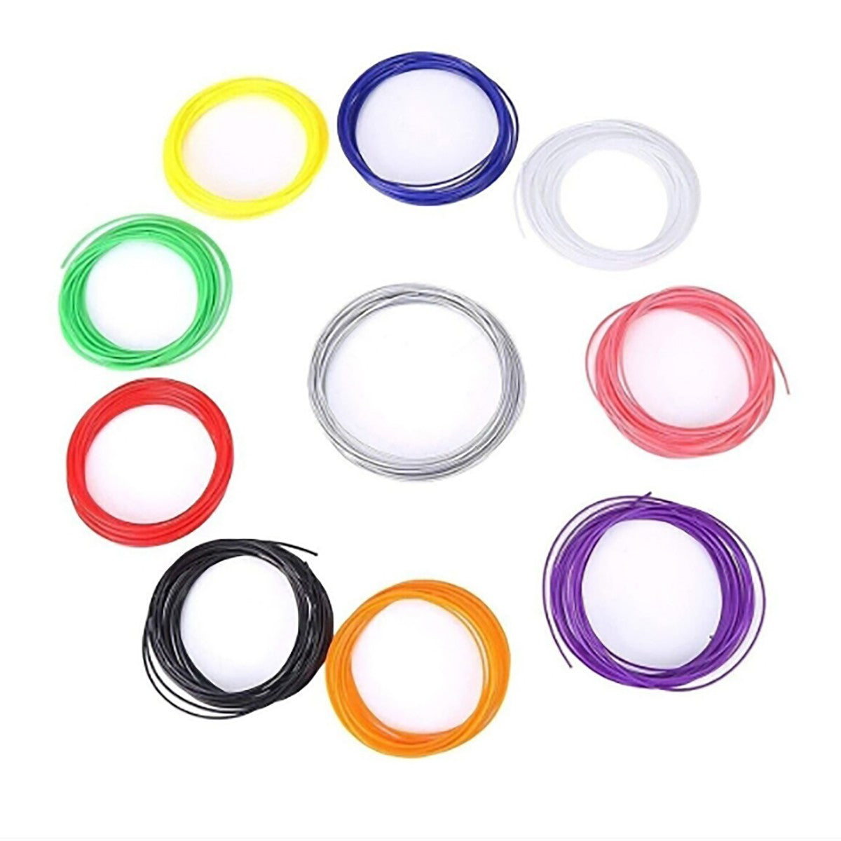 KIT 20 FILAMENTI MISTE PER PENNA 3D PLA DISEGNI RICARICA RICAMBIO VARI COLORI
