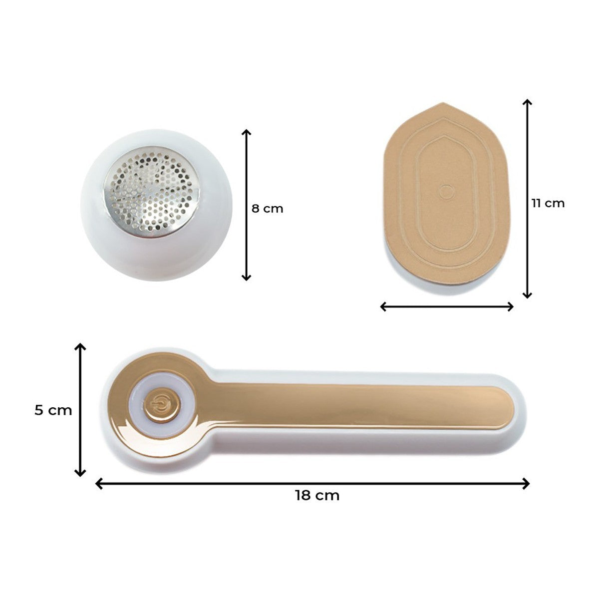 FERRO DA STIRO LEVAPELUCCHI RICARICABILE 2-IN-1 PORTATILE DA VIAGGIO MQ-929 50W