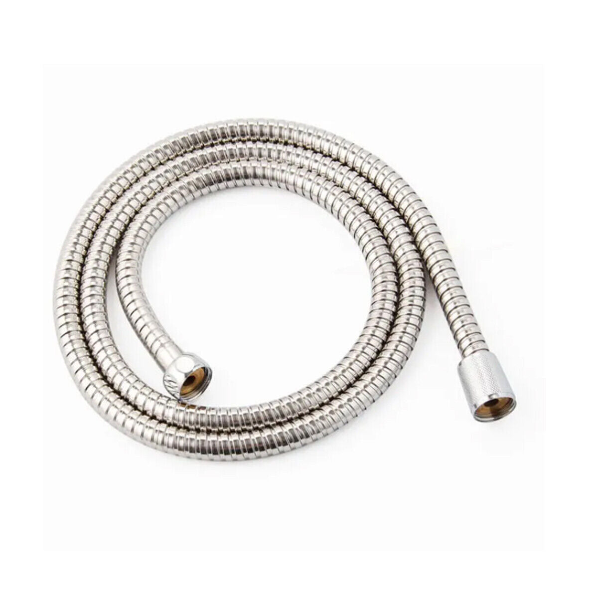 TUBO FLESSIBILE SOFFIONE DOCCINO DOCCIA VASCA BAGNO 2 MT CROMATO SILVER 01981