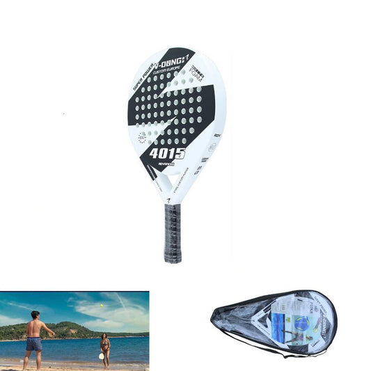 RAQUETTE DE PADEL CUSTOM EUROPE SUPER POWER 4015 MOUSSE BLANCHE BLANCHE V-DONG 94475