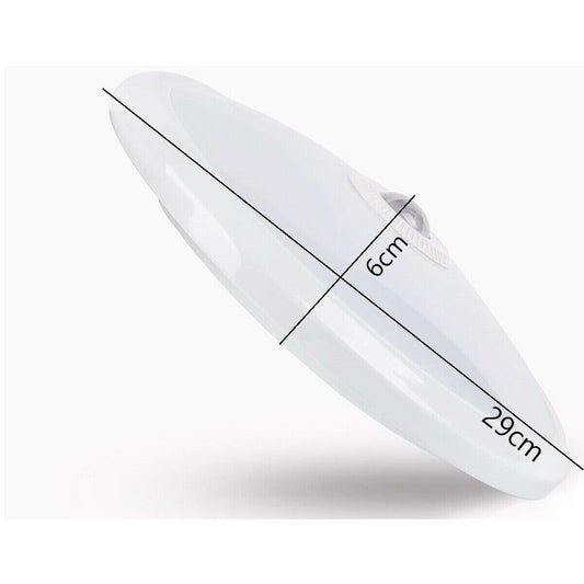 PLAFONIERA LED SOFFITTO ROTONDA 15W LUCE FREDDA SENSORE MOVIMENTO INFRAROSSI 174