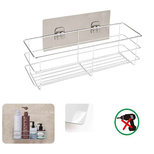 ÉTAGÈRE MURALE ADHÉSIVE RANGEMENT ORGANISATEUR SALLE DE BAINS CUISINE 03492