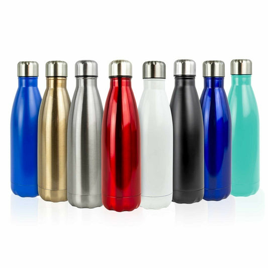 BOUTEILLE D'EAU ISOTHERME EN ACIER INOXYDABLE DE 550 ML, CHAUD ET FROID, PORTABLE