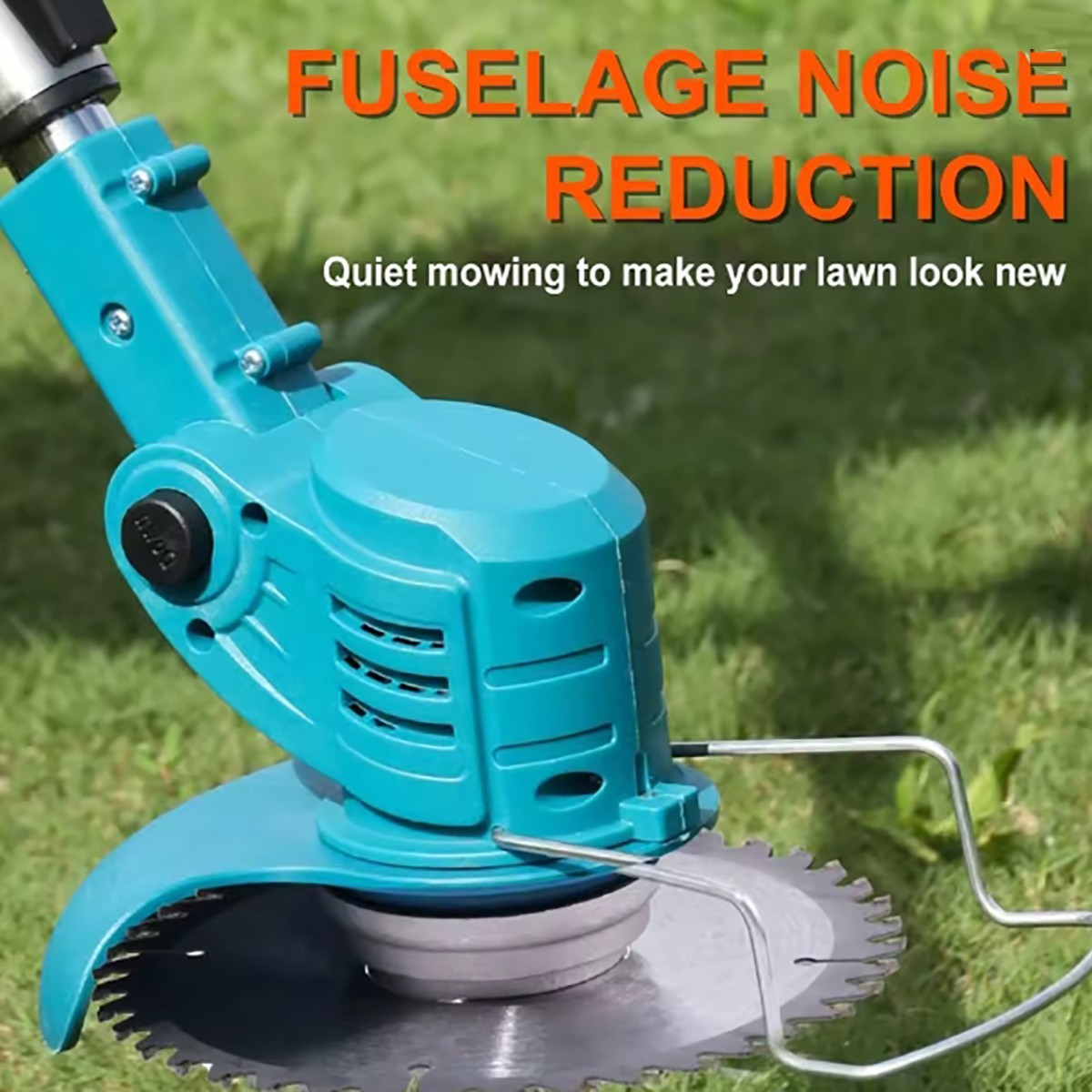 DECESPUGLIATORE TAGLIA ERBA BATTERIA RICARICABILE 48V SENZA FILI GIARDINO 800W