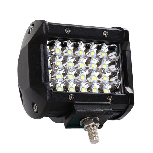 PHARES SUPPLÉMENTAIRES PROFONDEUR VOITURE TOUT-TERRAIN QUOD 12V 24 LED 72W 6000K IP68