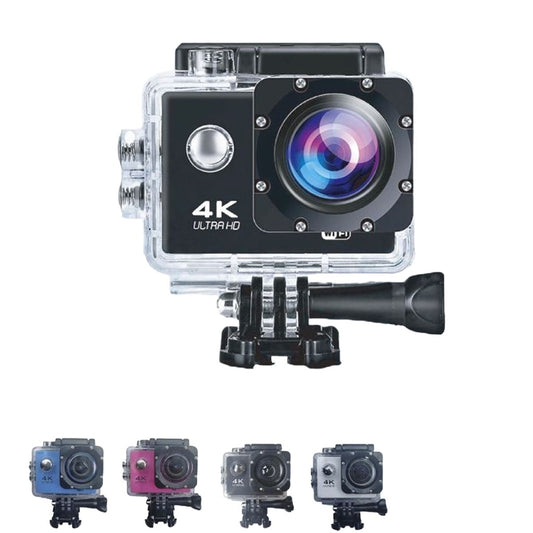 CAMÉRA SPORTIVE ACTION CAM 4K ULTRA HD DV 30 MÈTRES 16 MP ÉTANCHE