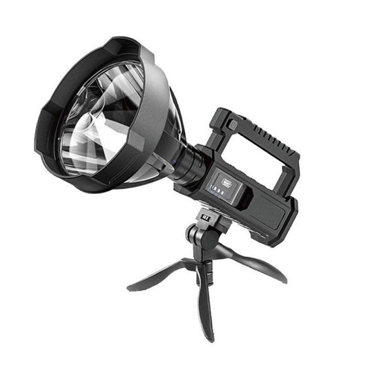LAMPE TORCHE PUISSANTE PROJECTEUR LONGUE PORTÉE TRÉPIED PÊCHE CHASSE RECHARGEABLE USB TEB0604