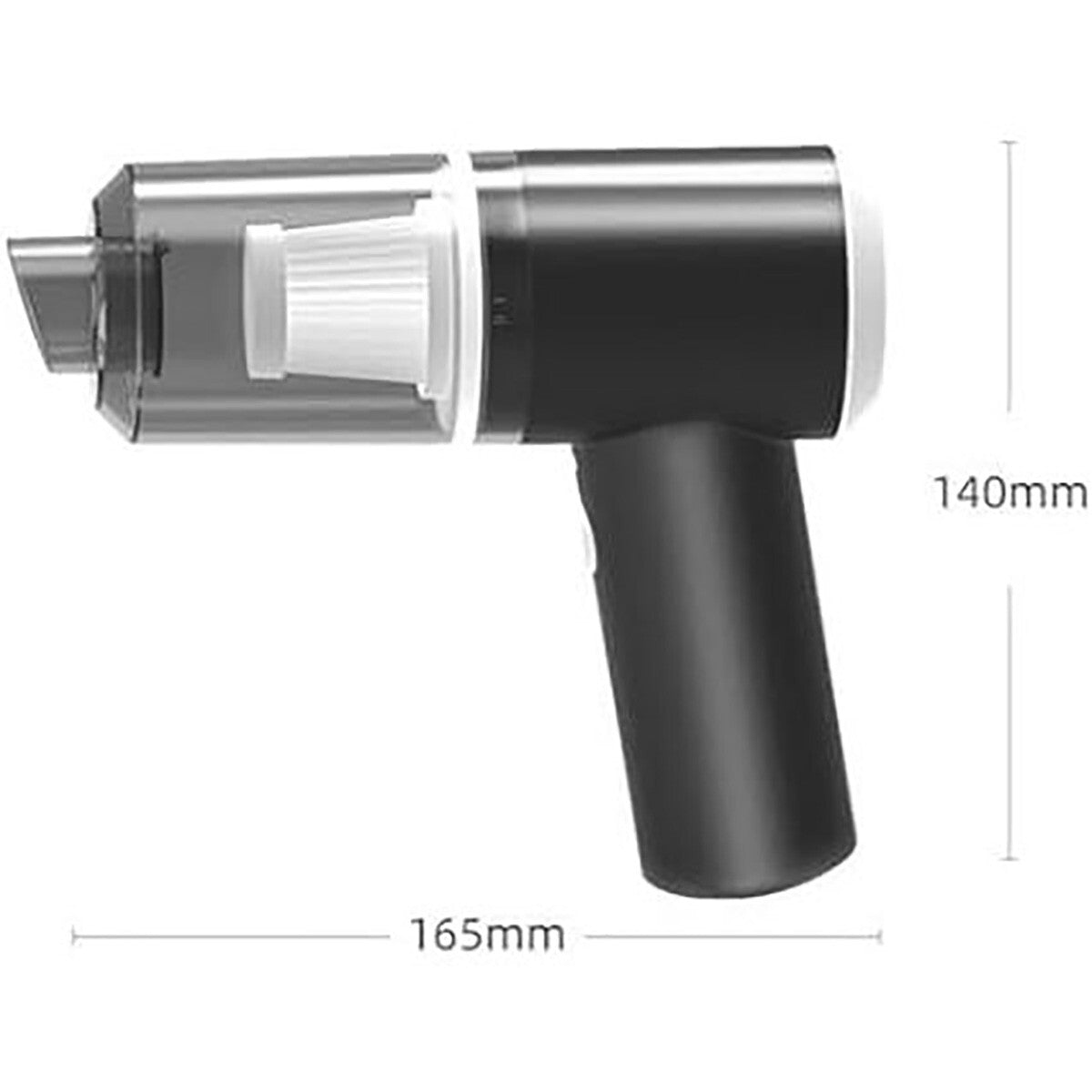 ASPIRAPOLVERE 3 IN 1 SENZA FILI RICARICABILE AUTO CASA UFFICIO ASPIRA SOFFIA USB