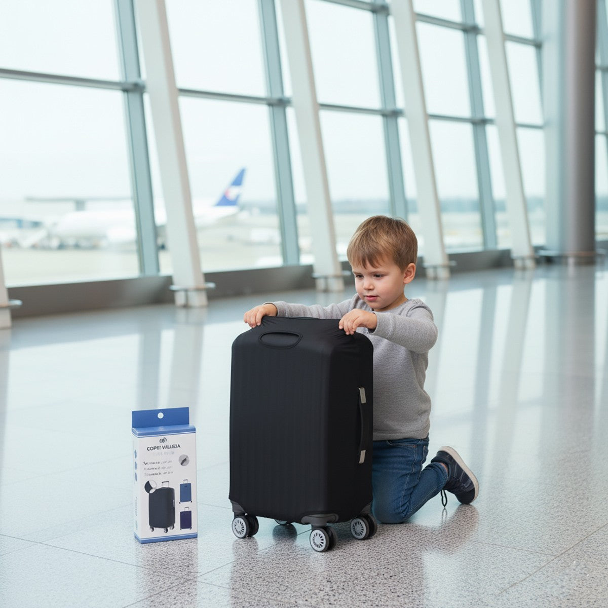 COPRI VALIGIA BAGAGLIO ELASTICIZZATO COPERTURA PROTEZIONE TAGLIA M