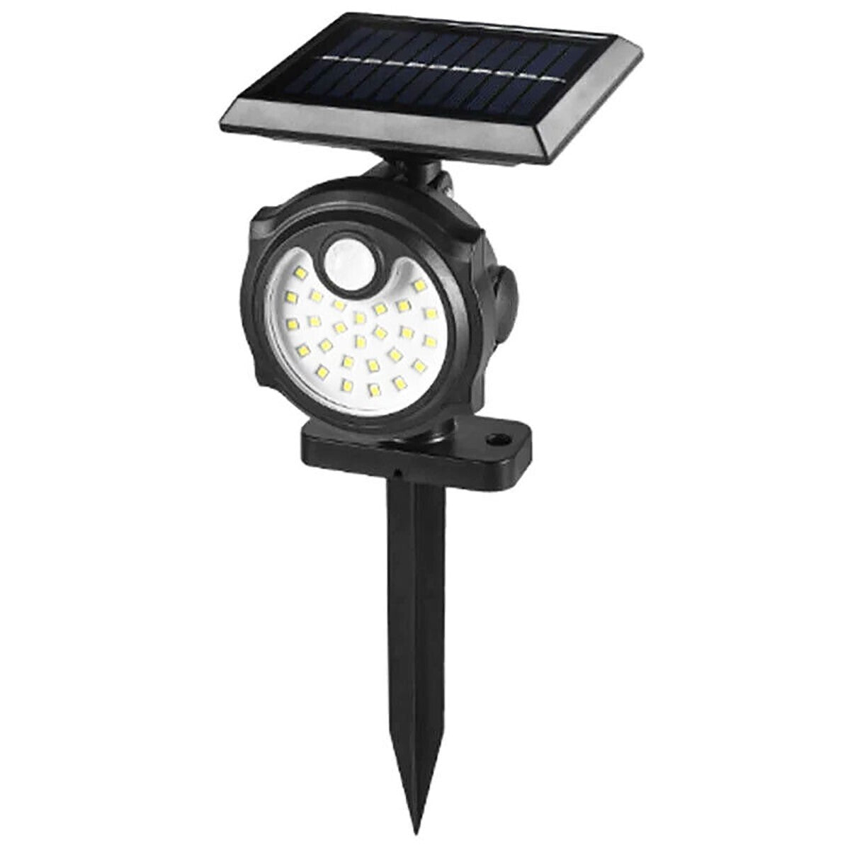 PIQUET DE JARDIN SOLAIRE 26 LED SMD LUMIÈRE FROIDE DÉTECTEUR DE MOUVEMENT B0393