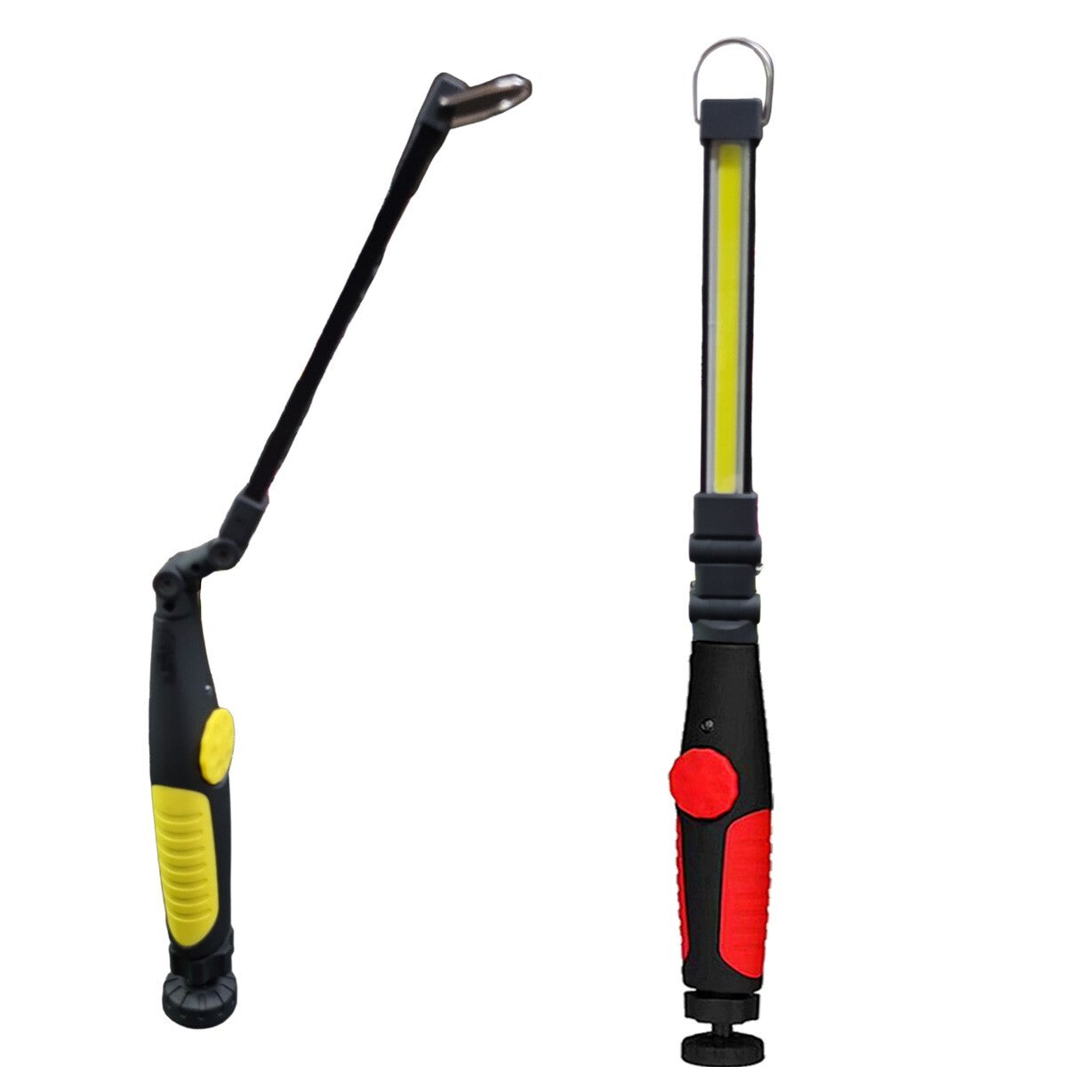 LAMPE DE TRAVAIL TORCHE AIMANTÉE PORTABLE RECHARGEABLE ORIENTABLE LED COB TEB0204