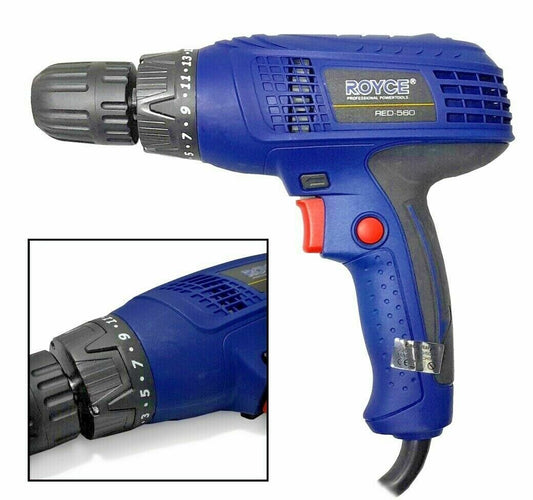 TRAPANO ELETTRICO AVVITATORE AUTOSERRANTE 560W WATT 10MM 900RPM ROYCE RED-560