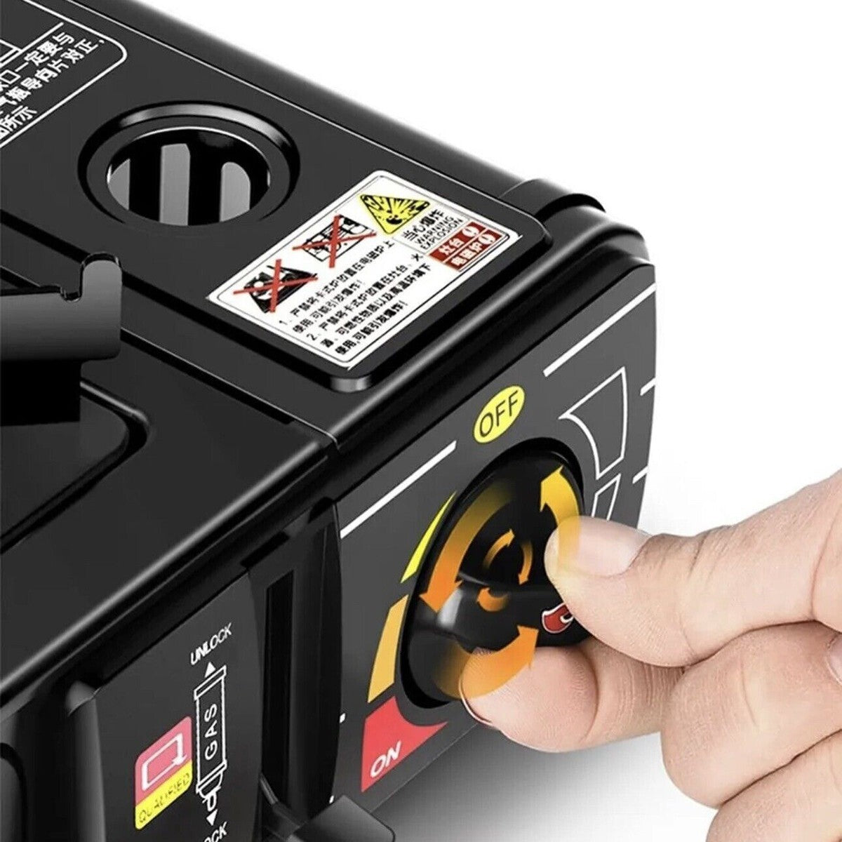 FORNELLO A GAS 1 FIAMMA PORTATILE CON VALIGETTA FORNELLINO DA CAMPEGGIO BDZ-155A