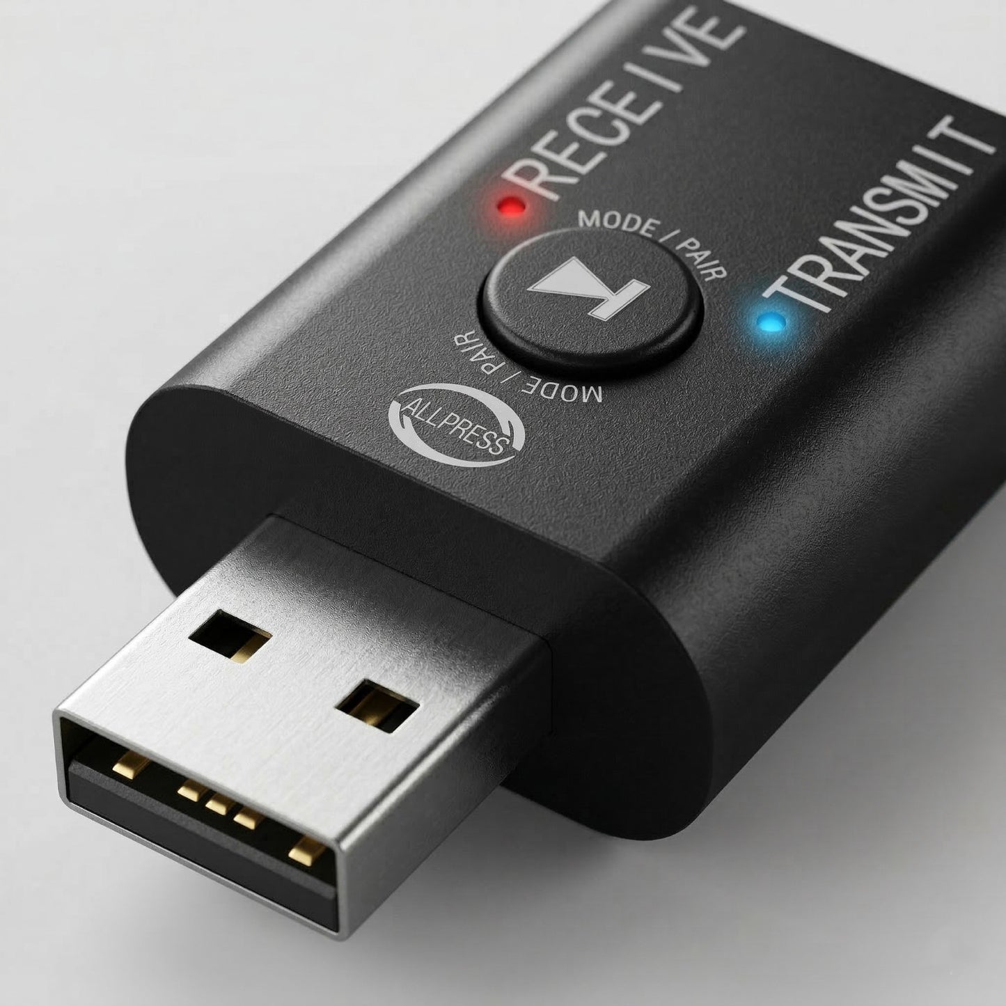 ADATTATORE USB BLUETOOTH 5.0 TRASMETTITORE RICEVITORE AUDIO PC TV AS-08127