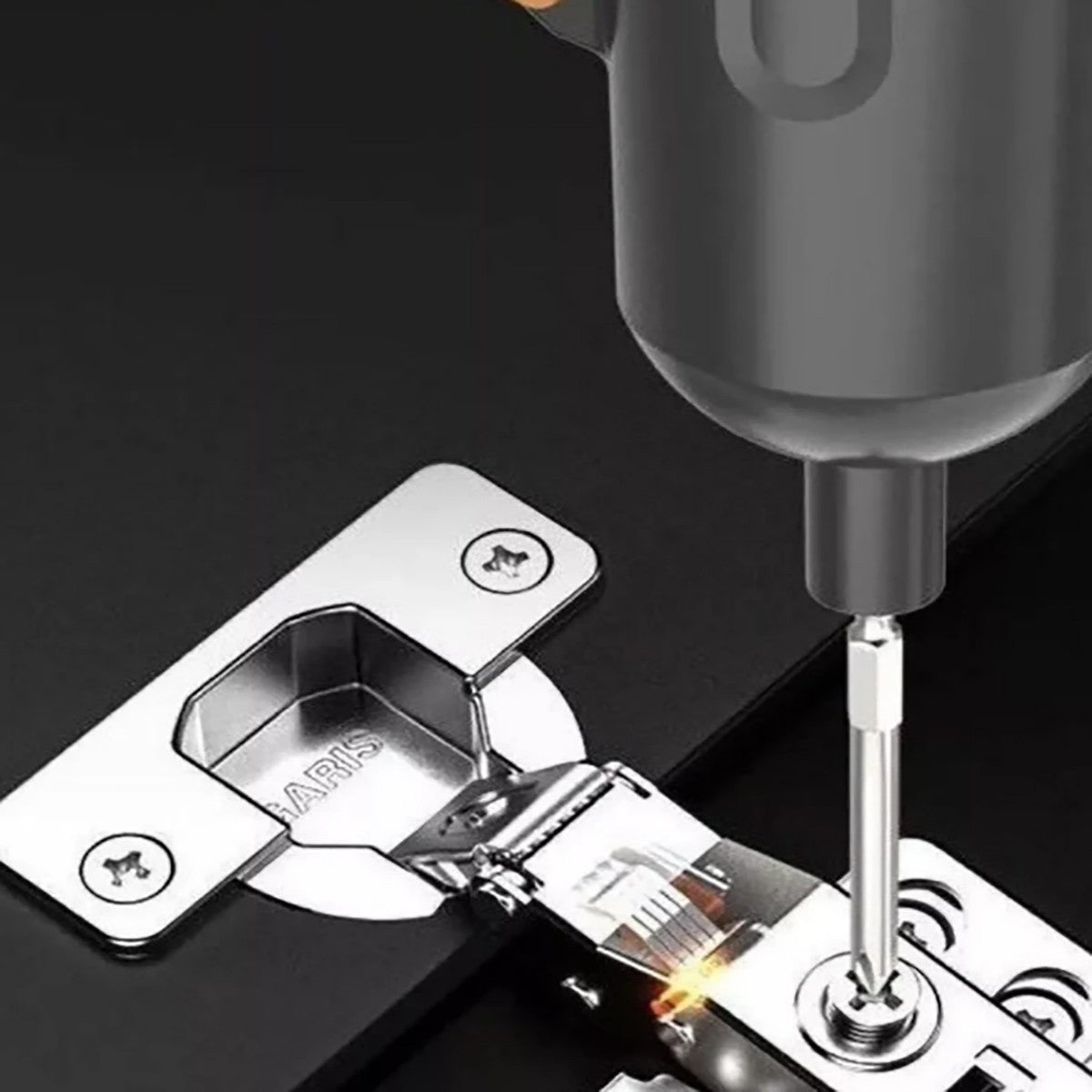 MINI TRAPANO AVVITATORE RICARICABILE CORDLESS KIT PUNTE USB CASA FAI DA TE