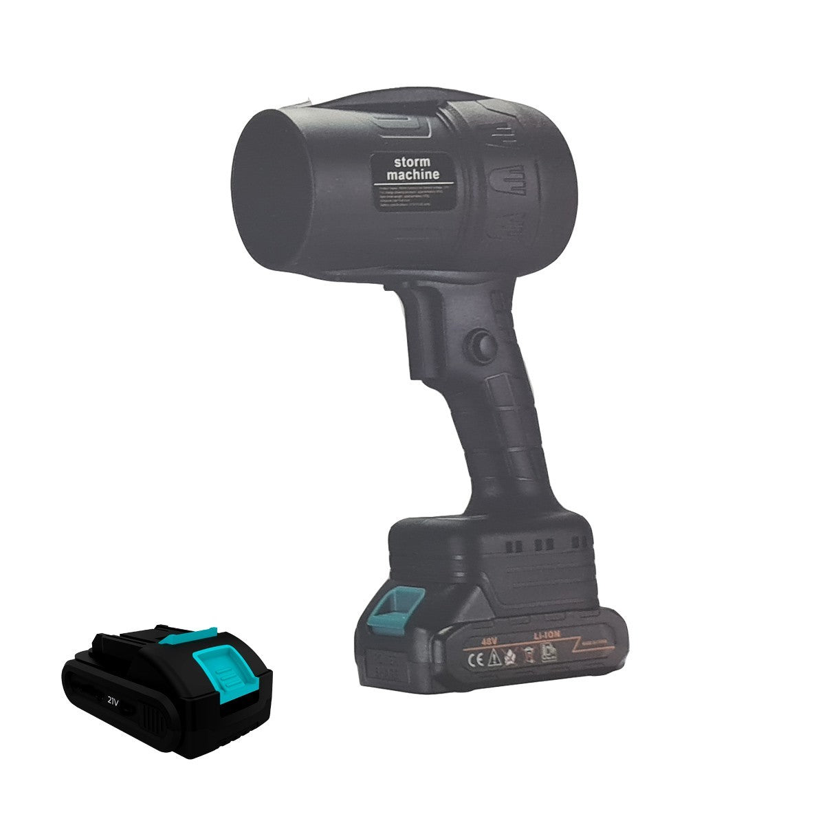 SOFFIATORE ELETTRICO A BATTERIA 48V CON BATTERIE E VALIGETTA PORTATILE 08210
