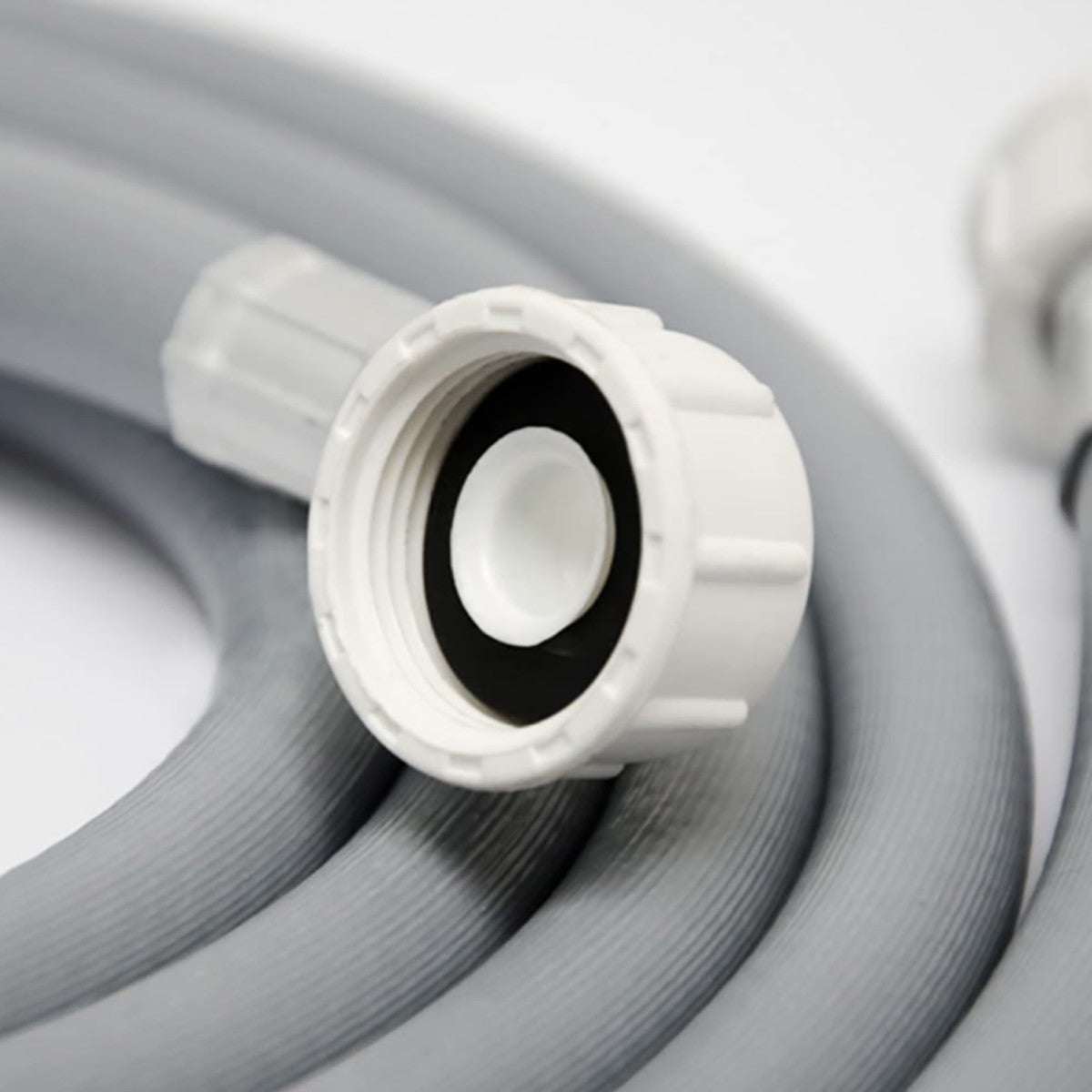 TUYAU MACHINE À LAVER LAVE-VAISSELLE D'ALIMENTATION COUDÉ 90° 3/4" 200CM ÉCROU PVC