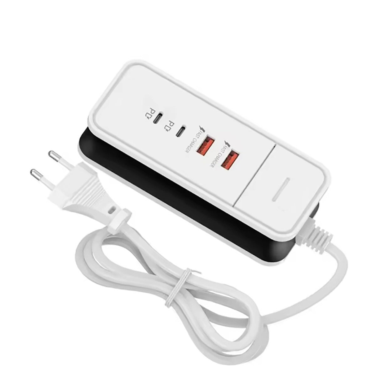 CARICATORE USB TIPO C MULTIPORTA 4 IN 1 15W RICARICA RAPIDA UNIVERSALE AS-06013