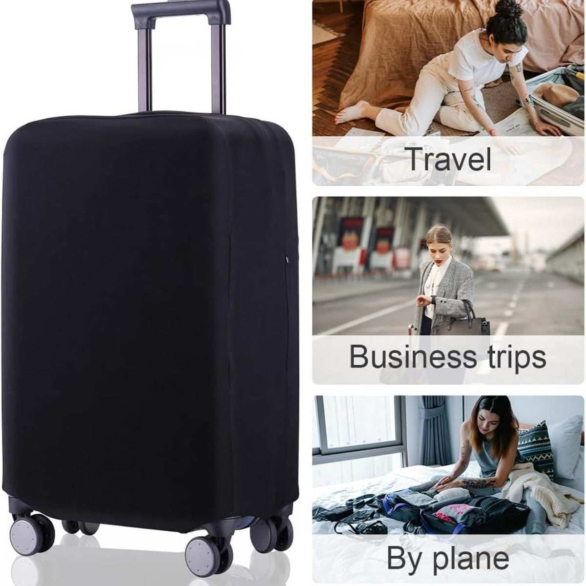 COPRI VALIGIA BAGAGLIO ELASTICIZZATO COPERTURA PROTEZIONE TAGLIA M