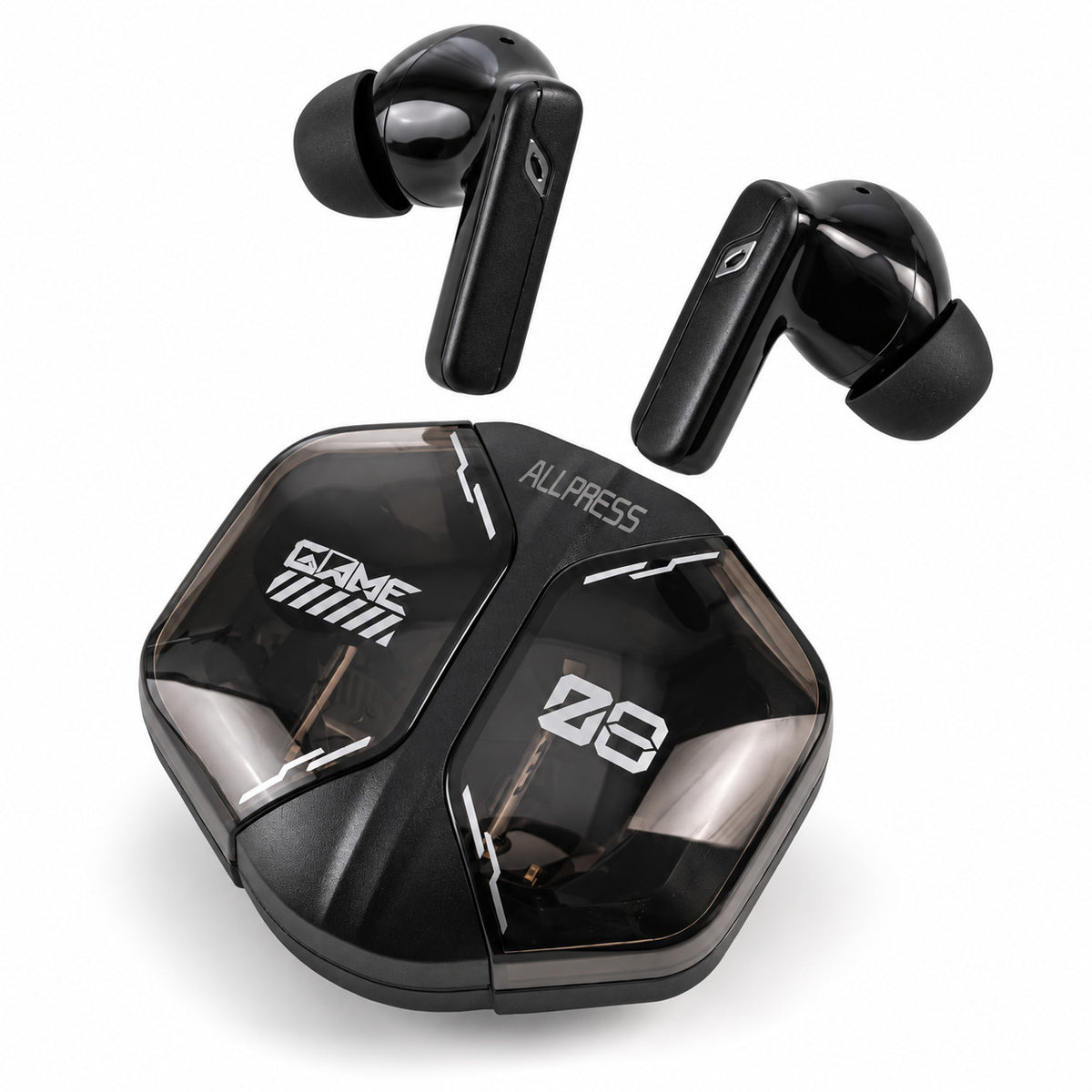 AURICOLARI SENZA FILI HI-FI STEREO 6D CUSTODIA RICARICA USB TWS SPORT AS-08594
